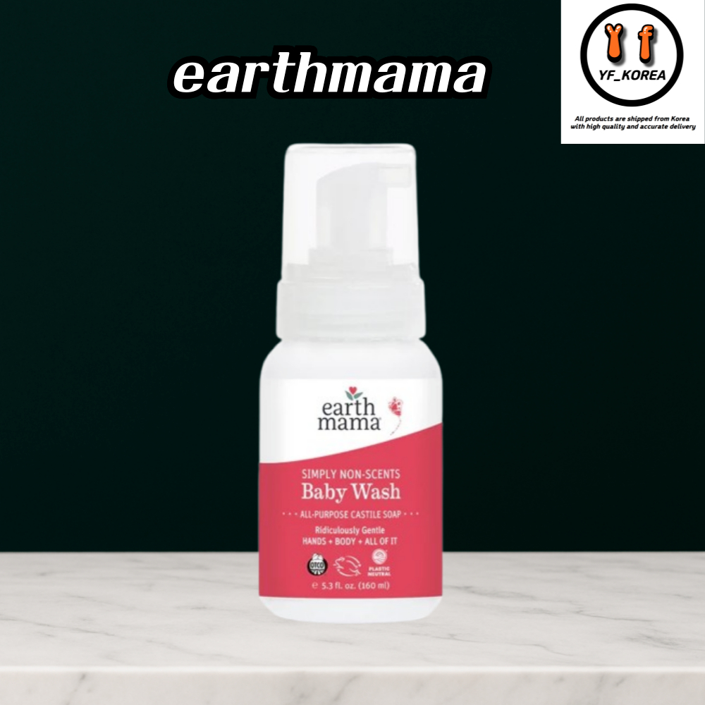 Earth Mama Simply Non-Scents Baby Wash 185ml - Earth Mama Simply Non-Scents Baby Wash 185 มล.