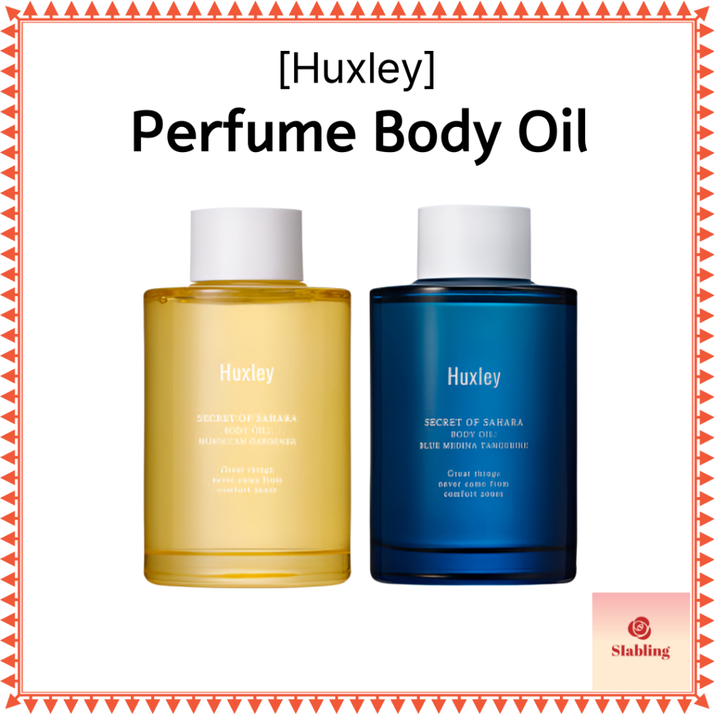 [Huxley] Body Oil 100ml, 2Types / Moroccan Gardener, Blue Medina Tangerine