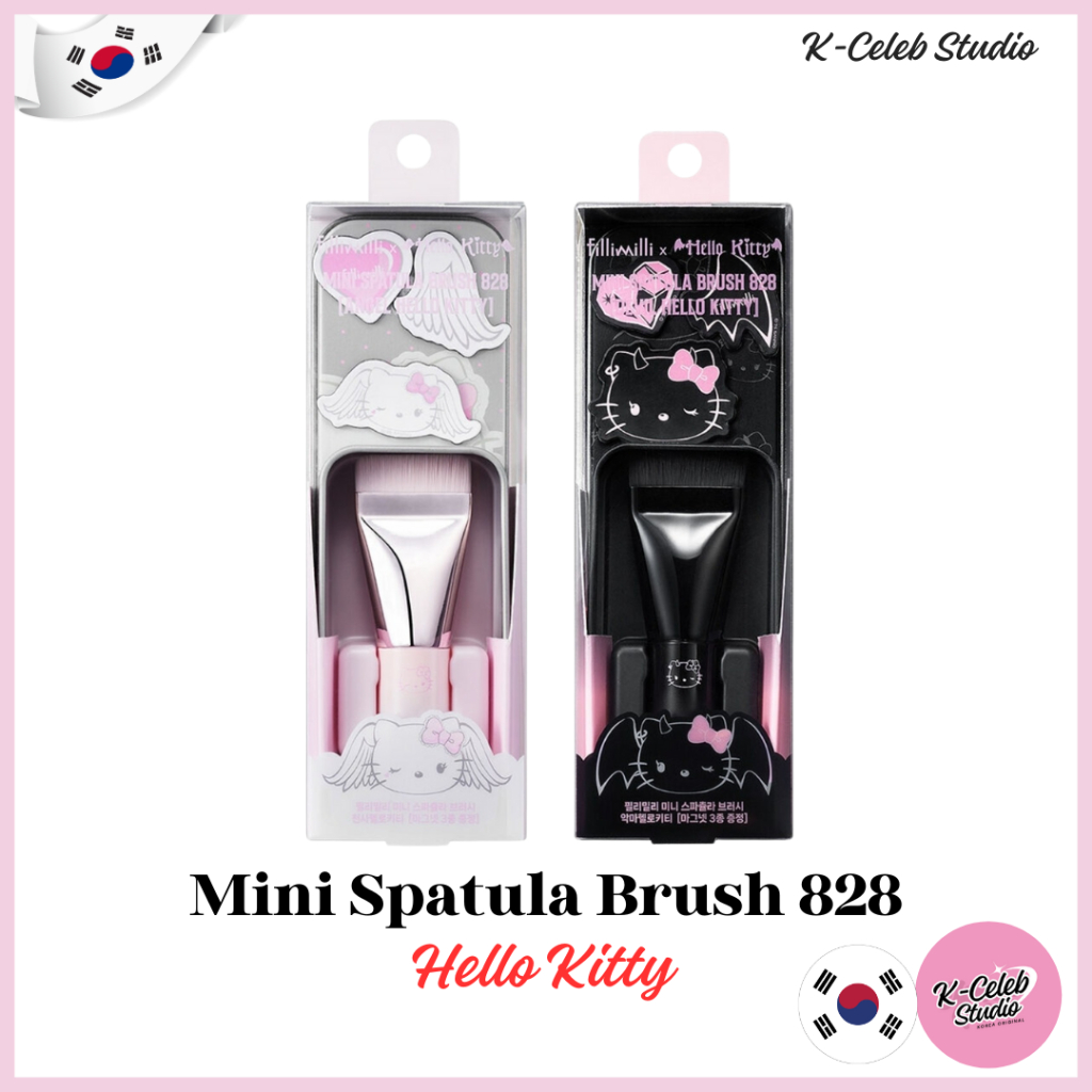 fillimilli Hello Kitty Angel and Devil Mini Spatula Brush 828(+3Magnets)