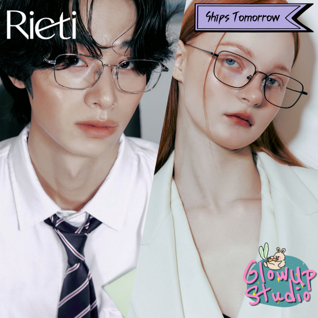 RIETI TITO RT 3039 Unisex Blue Light & UV Blocking Retro Chic แว่นตา 2 สี