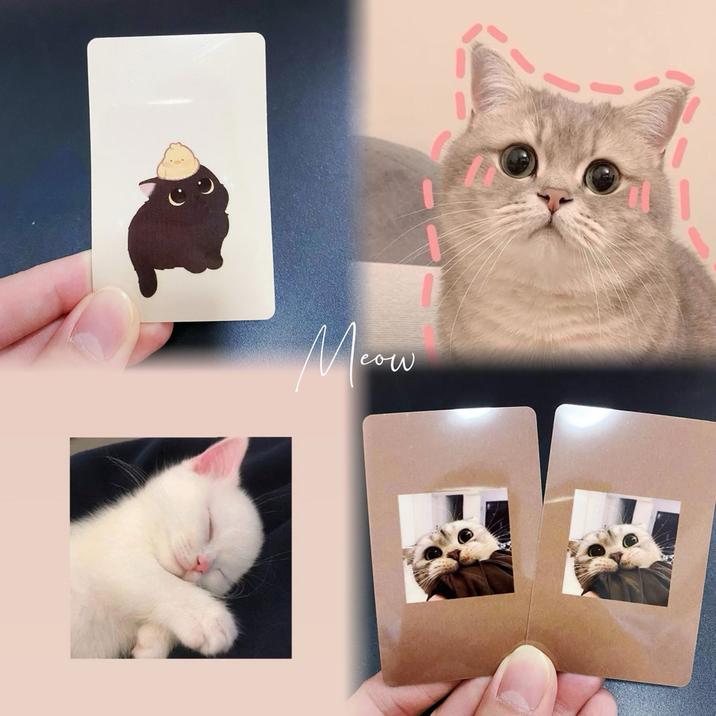 9.9 CAT KITTY EZ-LINK CARD STICKERS / CUSTOMISE CARD STICKER / PETS / CAT KEYCHAIN CUSTOMISE / CAT N