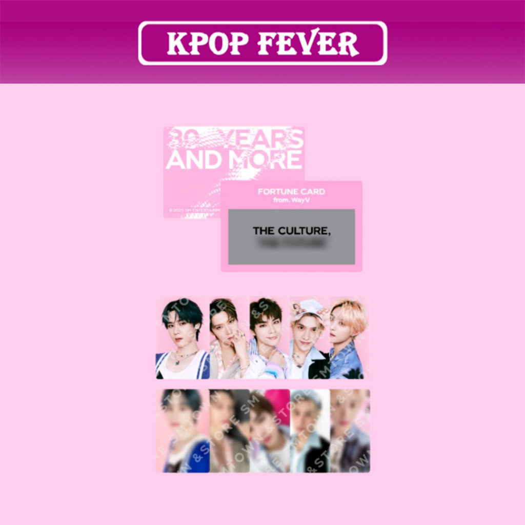 WAYV - [ SMTOWN LIVE 2025 ] OFFICIAL MD / FORTUNE SCRATCH CARD SET