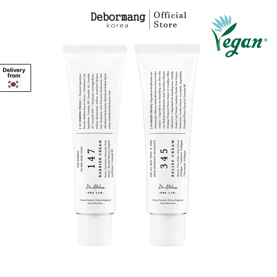 Dr.Althea 345 Relief Cream 50ml/147 Barrier Cream 50ml ครีมบรรเทา 345/ครีมป้องกัน 147