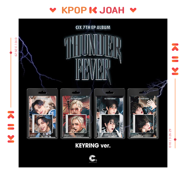 (KEYRING ALBUM VER.) CIX [THUNDER FEVER] 7th EP Album (24th Jan.2025)