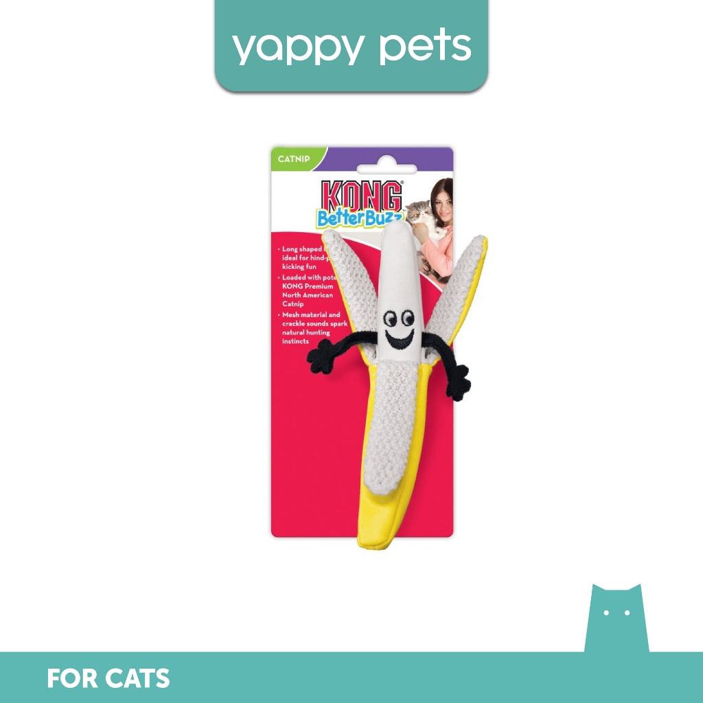 KONG Better Buzz Banana Assorted (ขนาดเดียว), 1 ชิ้น