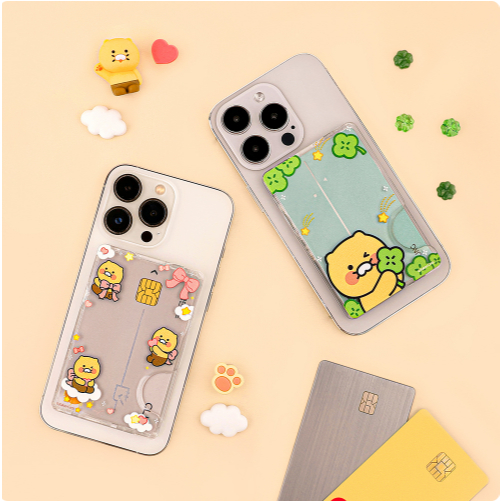 [Kakao Friends] Choonsik Lovely & Lucky Magsafe Cardholder / อุปกรณ์เสริมโทรศัพท์มือถือ