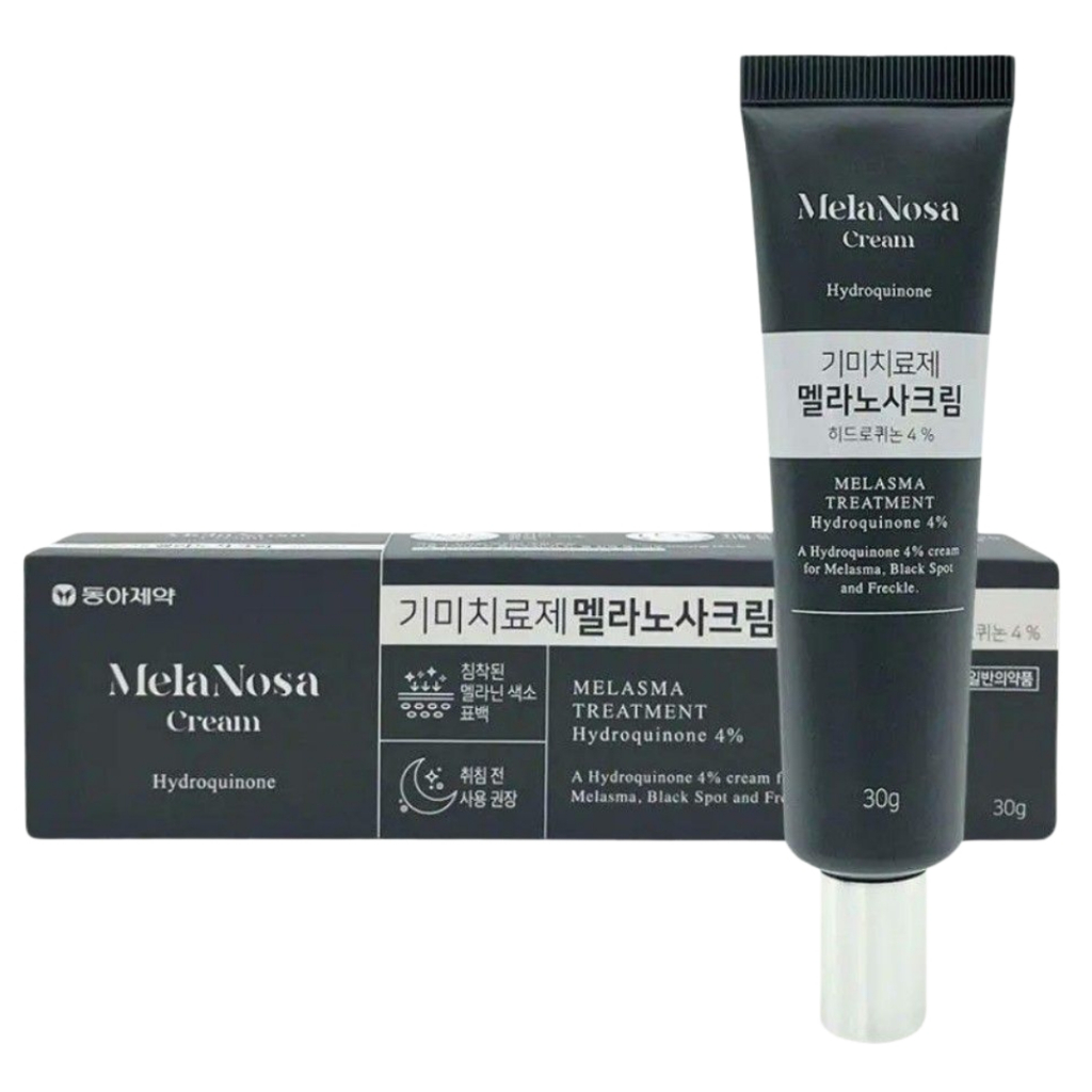 DONG-A MelaNosa Cream Hydroquinone 4% สําหรับฝ้า กระ จุดด่างดํา Senile Dark Spot ฝ้า กระ  จุดด่างดำ