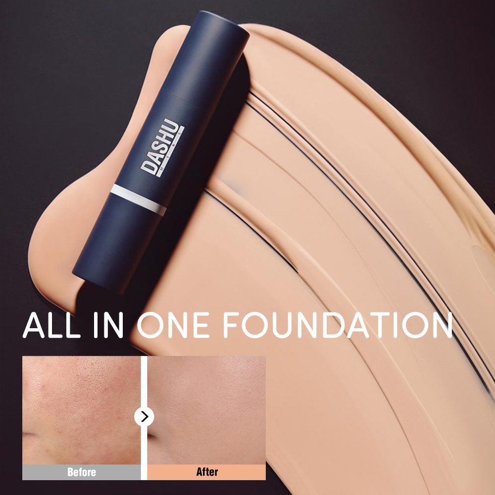 [Dashu] Mens Multi Cover Stick Foundation SPF50+ PA++++ 12gLight Beige / Neutral Beige / Sand Beige