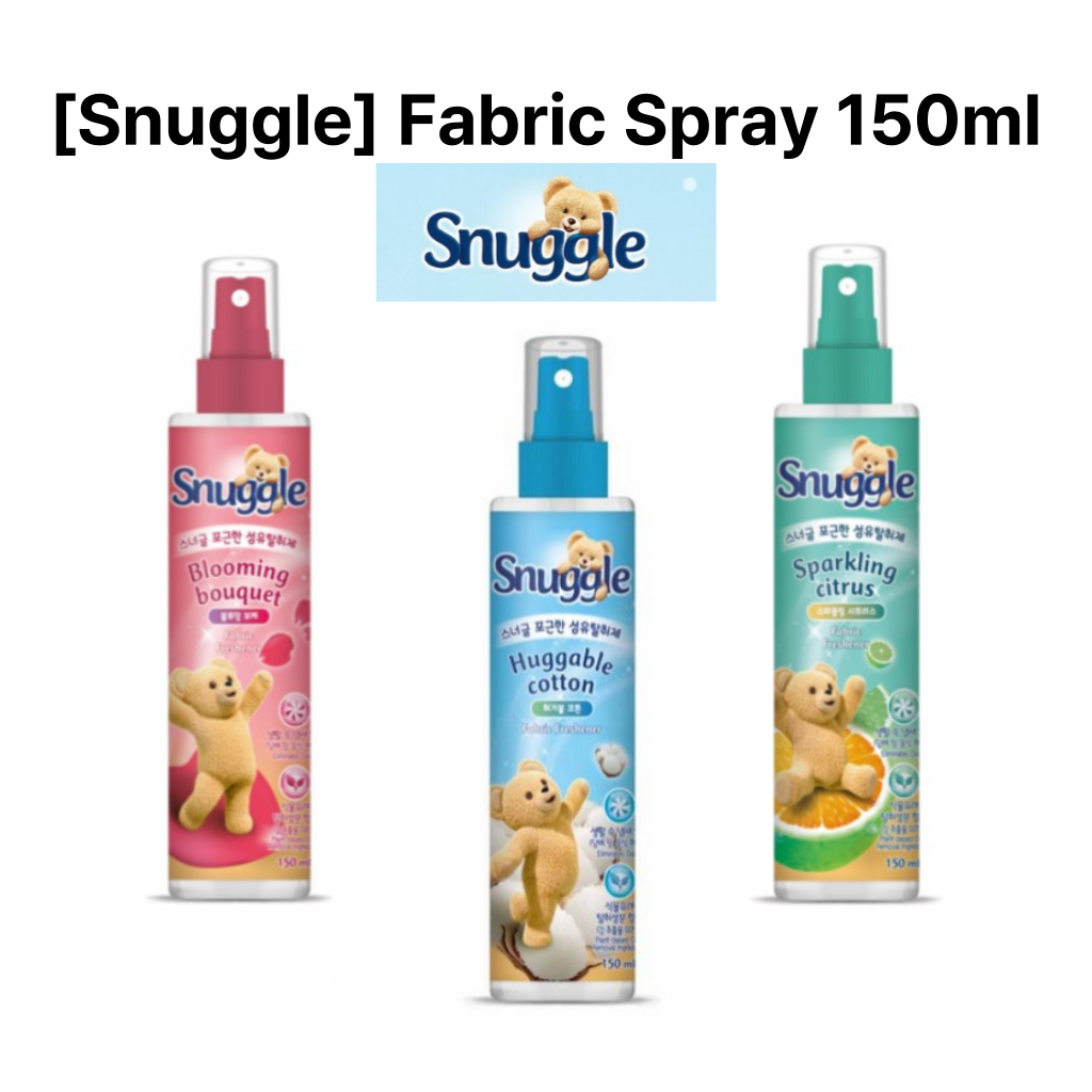 Snuggle Fabric Spray 150ml Huggable Cotton, Blooming Bouquet, Citrusประกาย, น้ําหอมปรับอากาศ