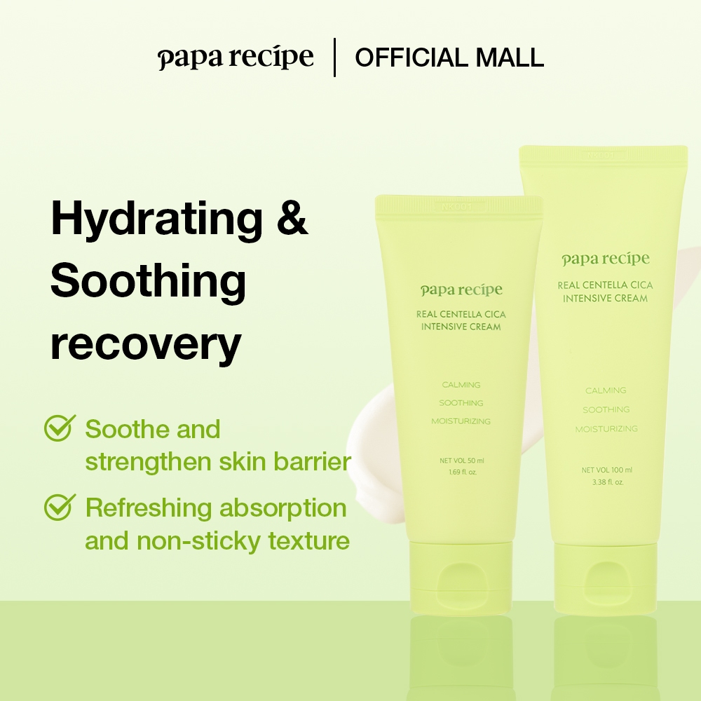 Papa recipe Real Centella Cica Intensive Cream (50ml/100ml)