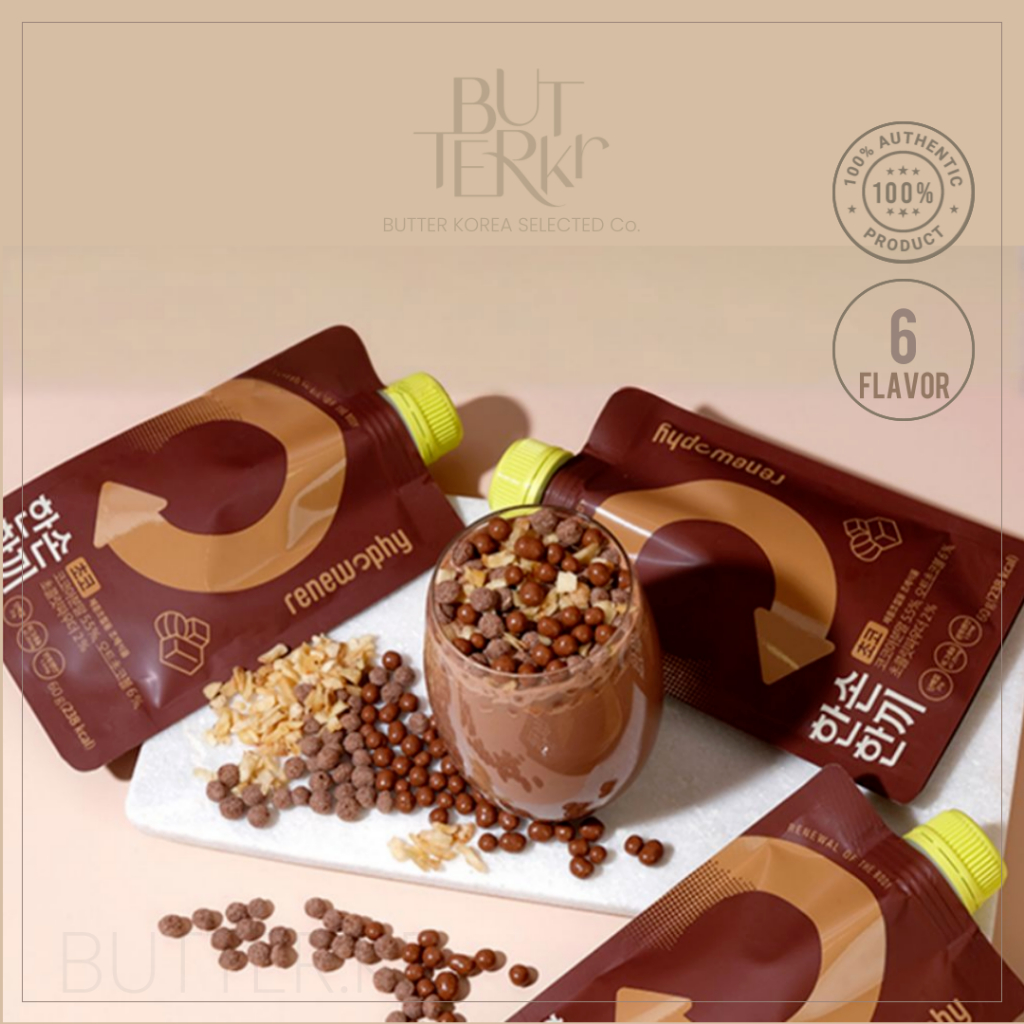Renewphy One Handed Meal Protein Shake Pouch (7ซอง) เครื่องดื่มโปรตีนเกาหลีสะดวกกินง่าย