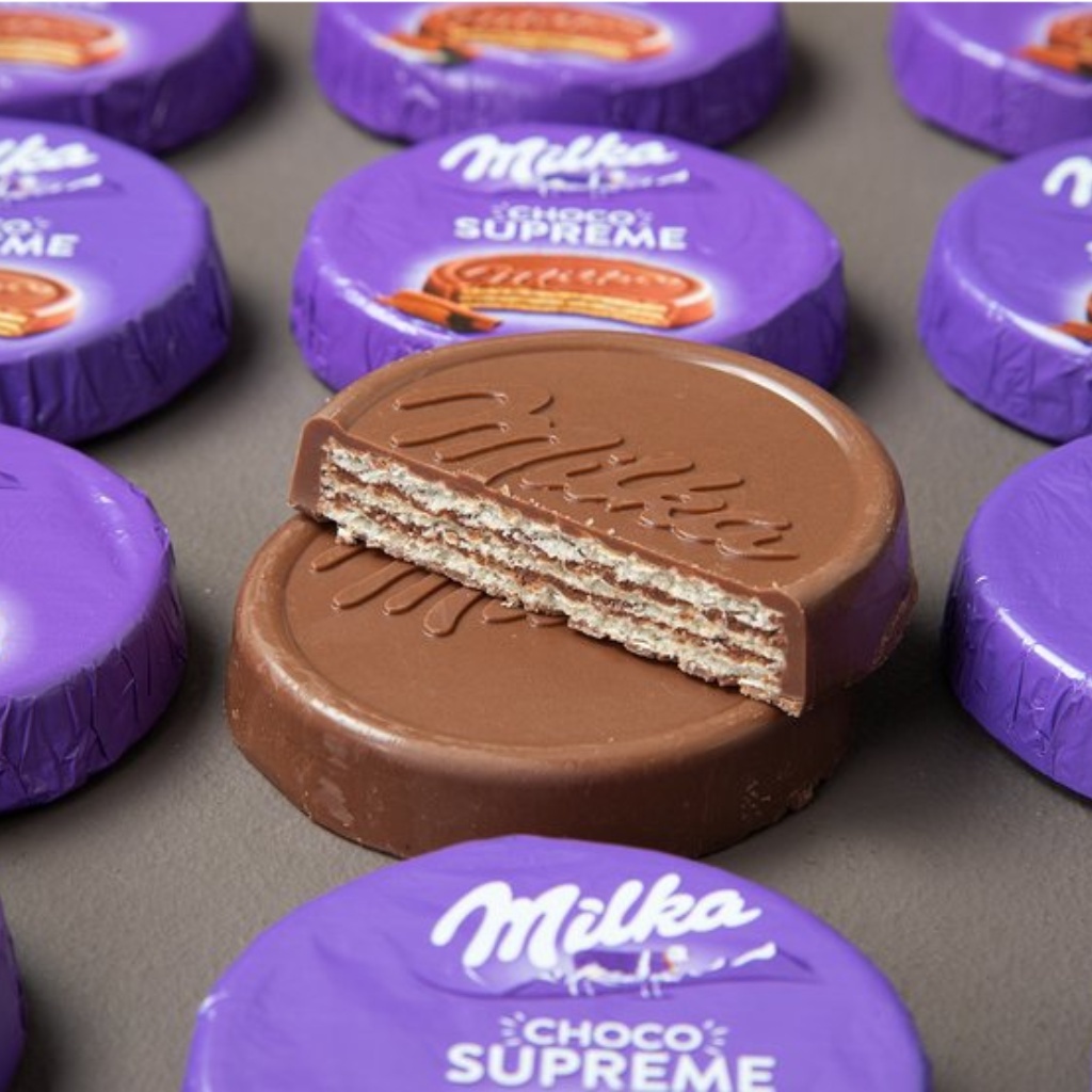 [Milka] Choco Supreme 180gSoft Creamy Chocolate Biscuit / Coffee Snack / Ice Cream Topping