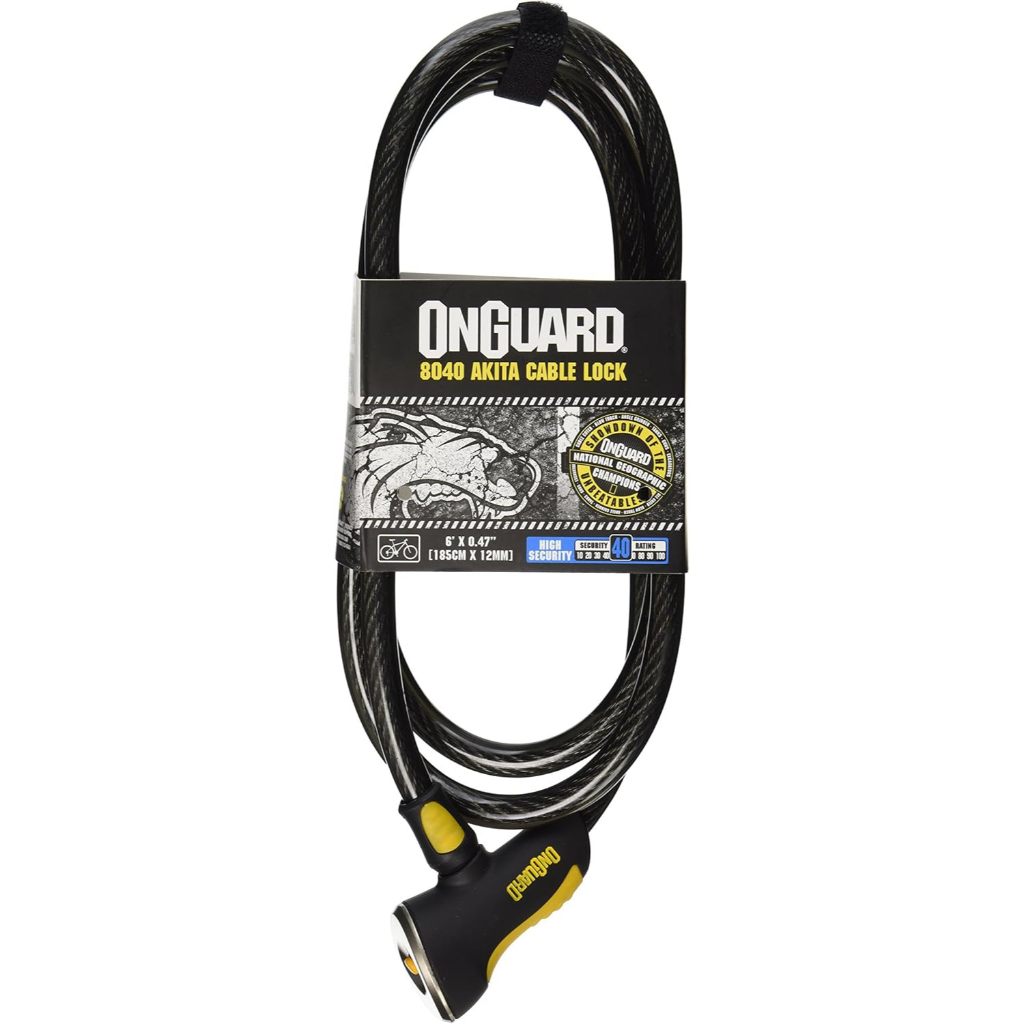 Onguard Akita Cable Lock 12mm x 180cm 8040