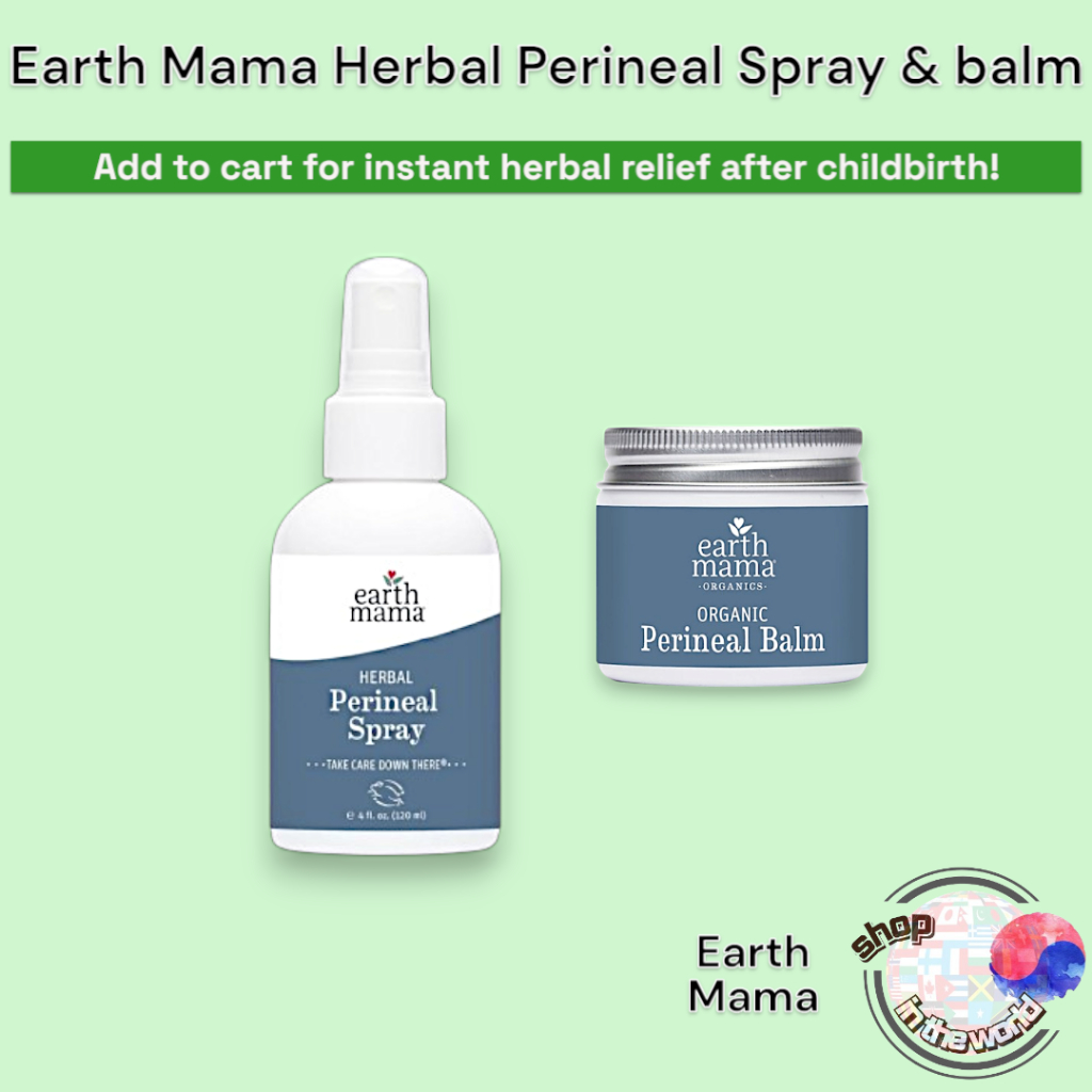 Earth Mama Herbal Perineal Spray & balm