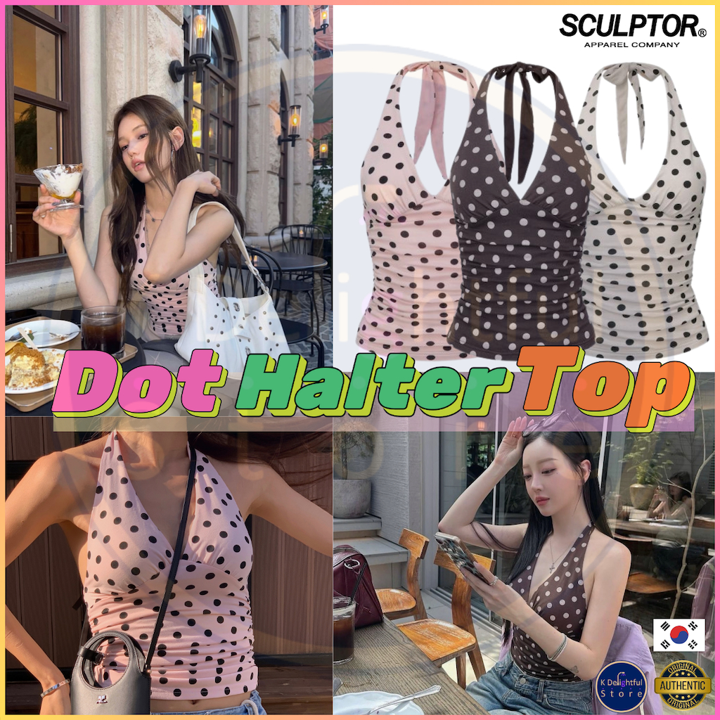 [SCULPTOR] Dot Halter Top