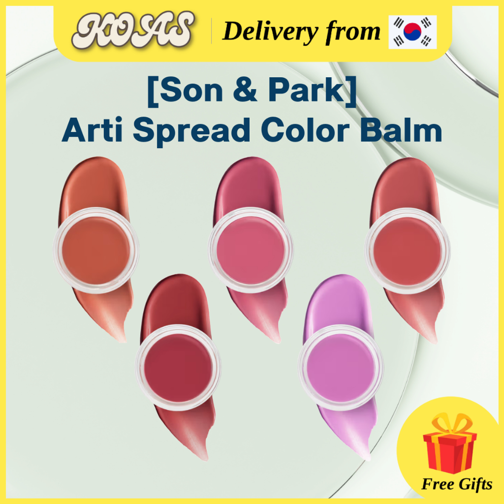 [Daiso] Son & Park Arti Spread Color Balm 4g, 5Colors / K-Beauty