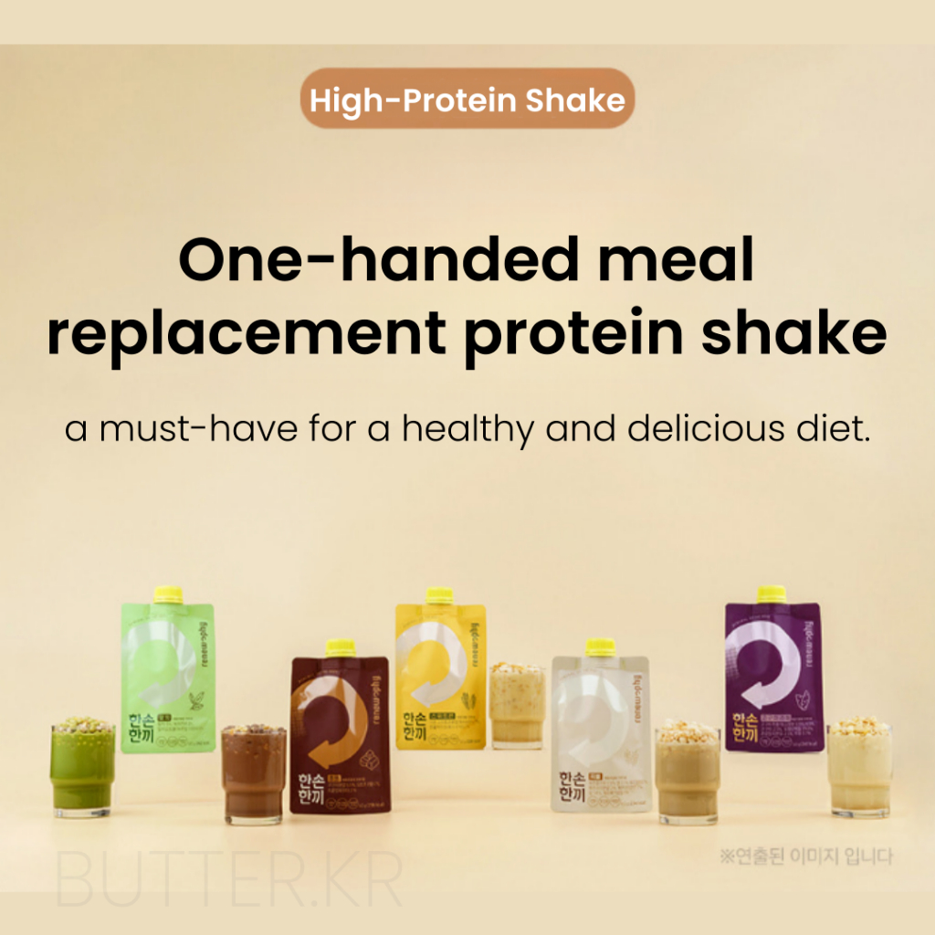 Renewphy One Handed Meal Protein Shake Pouch (7ซอง) เครื่องดื่มโปรตีนเกาหลีสะดวกกินง่าย