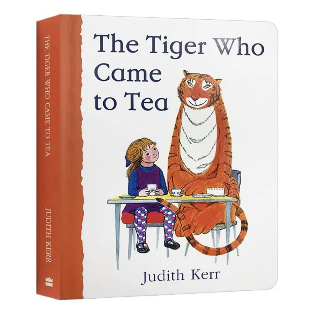 [SG] The Tiger Who Came to Tea โดย Judith kerr Hard Copy board หนังสือนิทานก่อนนอนสําหรับเด็ก