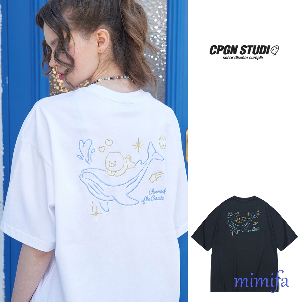 [CPGN STUDIO] [CPGN x Kakao Friends] เสื้อยืดแขนสั้นปักลาย Cosmic Chunsik