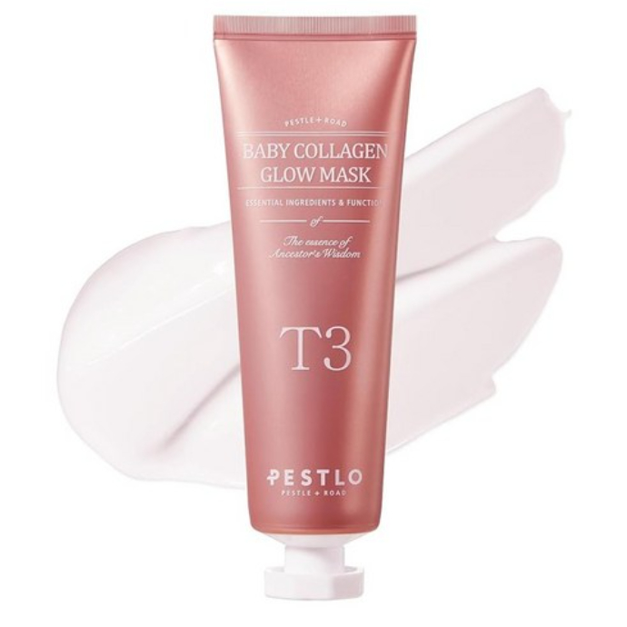 PESTLO T3 Baby Collagen Glow Mask, 1 ชิ้น, 50ml