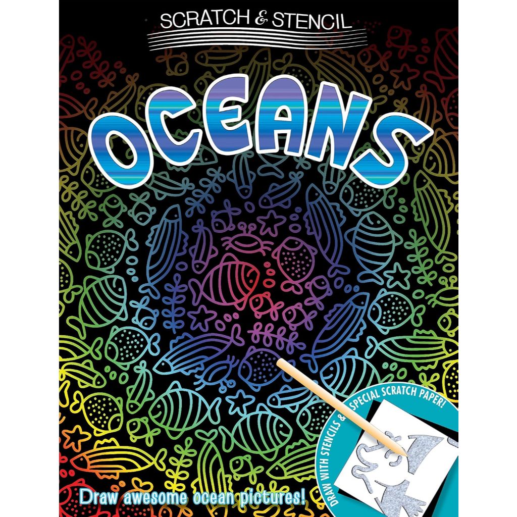 Scratch & Stencil: Oceans โดย Running Press