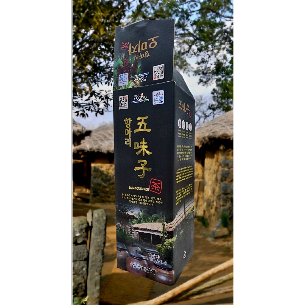 1200g 🏠 ชาโอมิจาพรีเมี ่ ยมโกลด ์ ( สมุนไพรแบบดั ้ งเดิม/ ขวดเชจูเพื ่ อสุขภาพชาโอมิจาสุก Gold/ ชาเกาหลี omija/