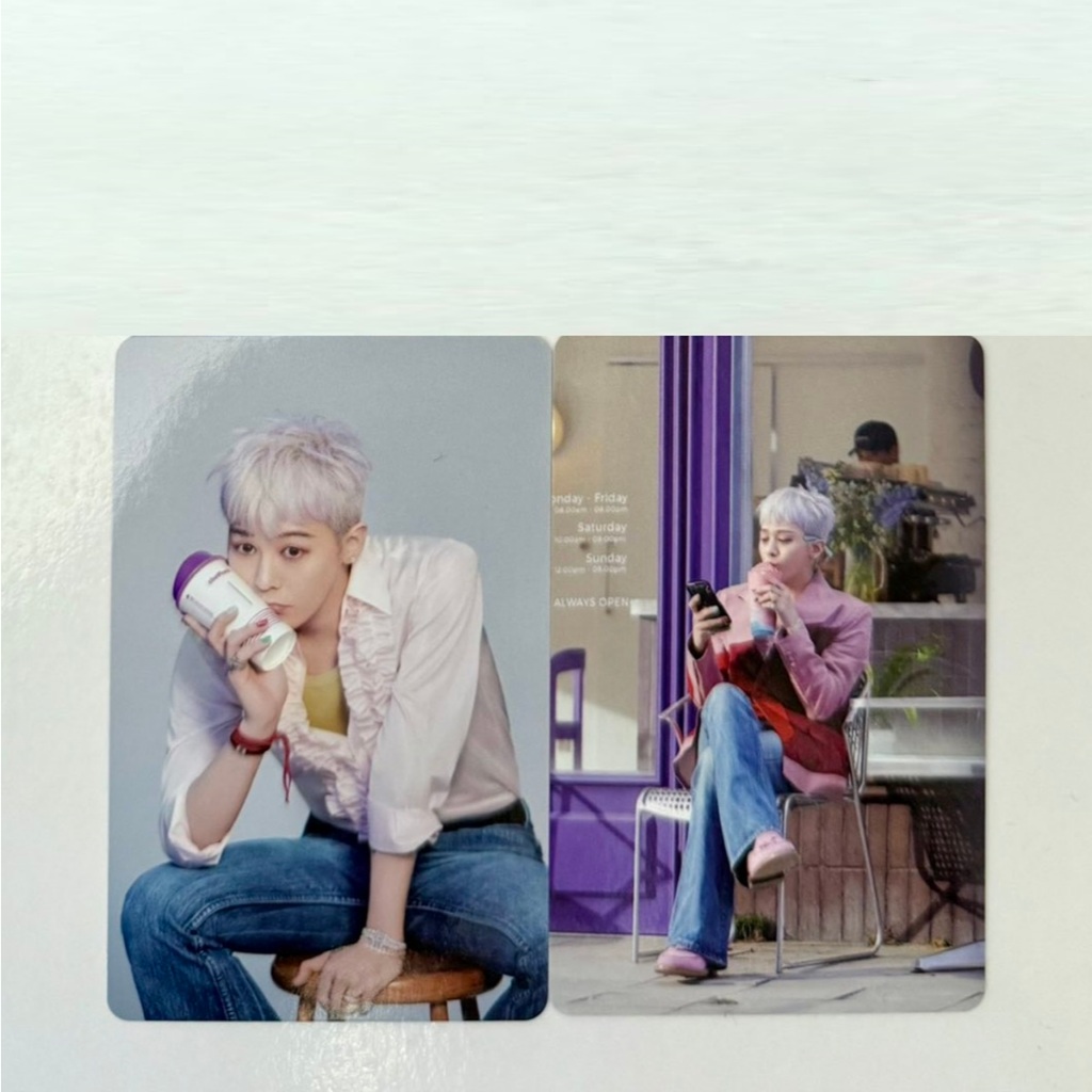 G-DRAGON x the Venti SMOOTHIE โปรโมชั่น PHOTOCARD ( RANDOM ) - 3RD WEEK