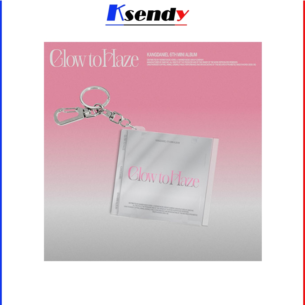 KANG DANIEL 6th Mini Album [ Glow to Haze ] Mini CD Keyring Ver.