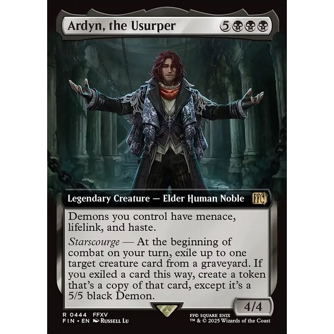 FIN_444 Ardyn, The Usurper *Final Fantasy *Extened Art EA** MTG Magic: The Gathering