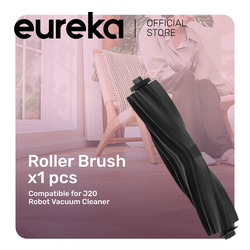 แปรงลูกกลิ้งแท้ Eureka (1 ชิ้น) , เข้ากันได้กับเครื่องดูดฝุ่นหุ่นยนต์ J20