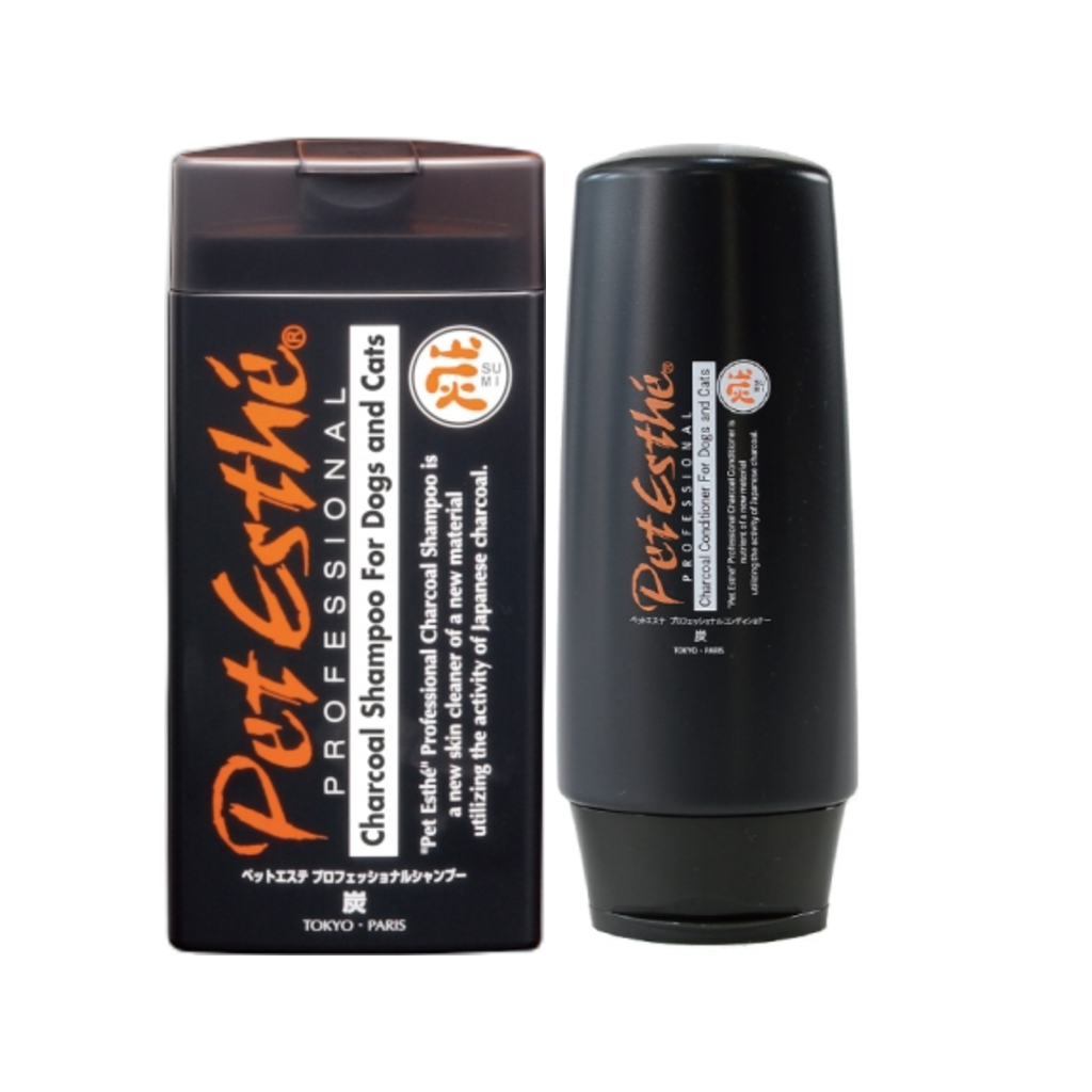 [Pet Esthe] Professional Charcoal Series Shampoo & Conditioner for Dogs & Cats