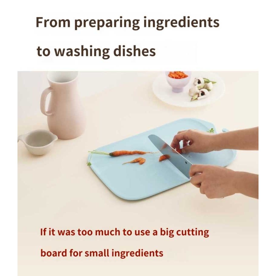 [Modori] NEW Neat Cutting Board TPU- ผลิตภัณฑ์เดี่ยวขนาดเล็กสำหรับเตรียมอาหารทารก | อุปกรณ์ครัวที่ทนทาน เป็นมิตรกับสิ่งแวดล้อม และมีสไตล์ - รูปที่ 4