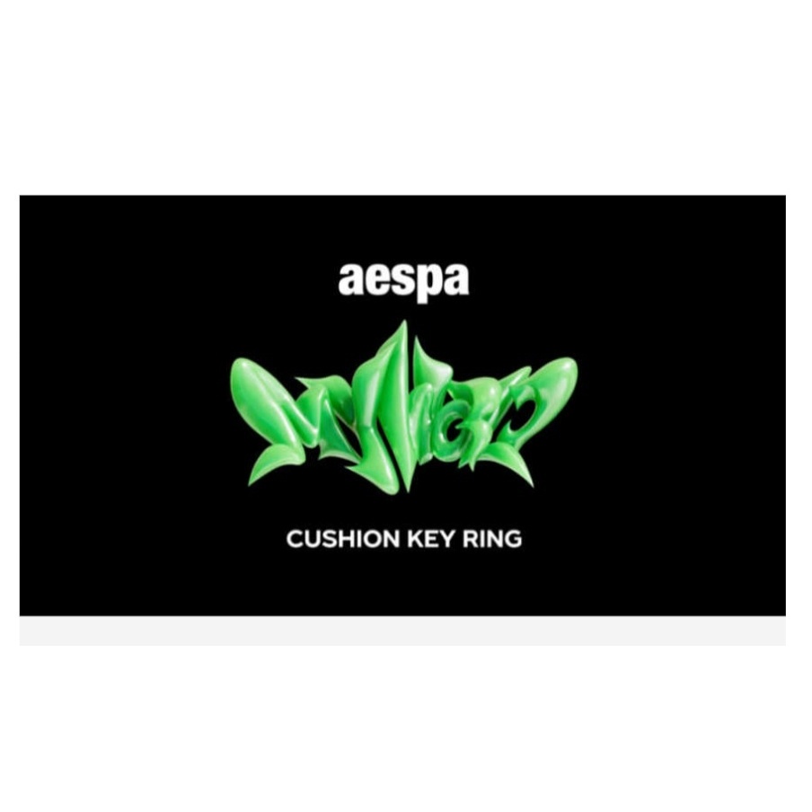 ที่ใส่พวงกุญแจ aespa Cushion – เวอร์ชัน MY WORLD