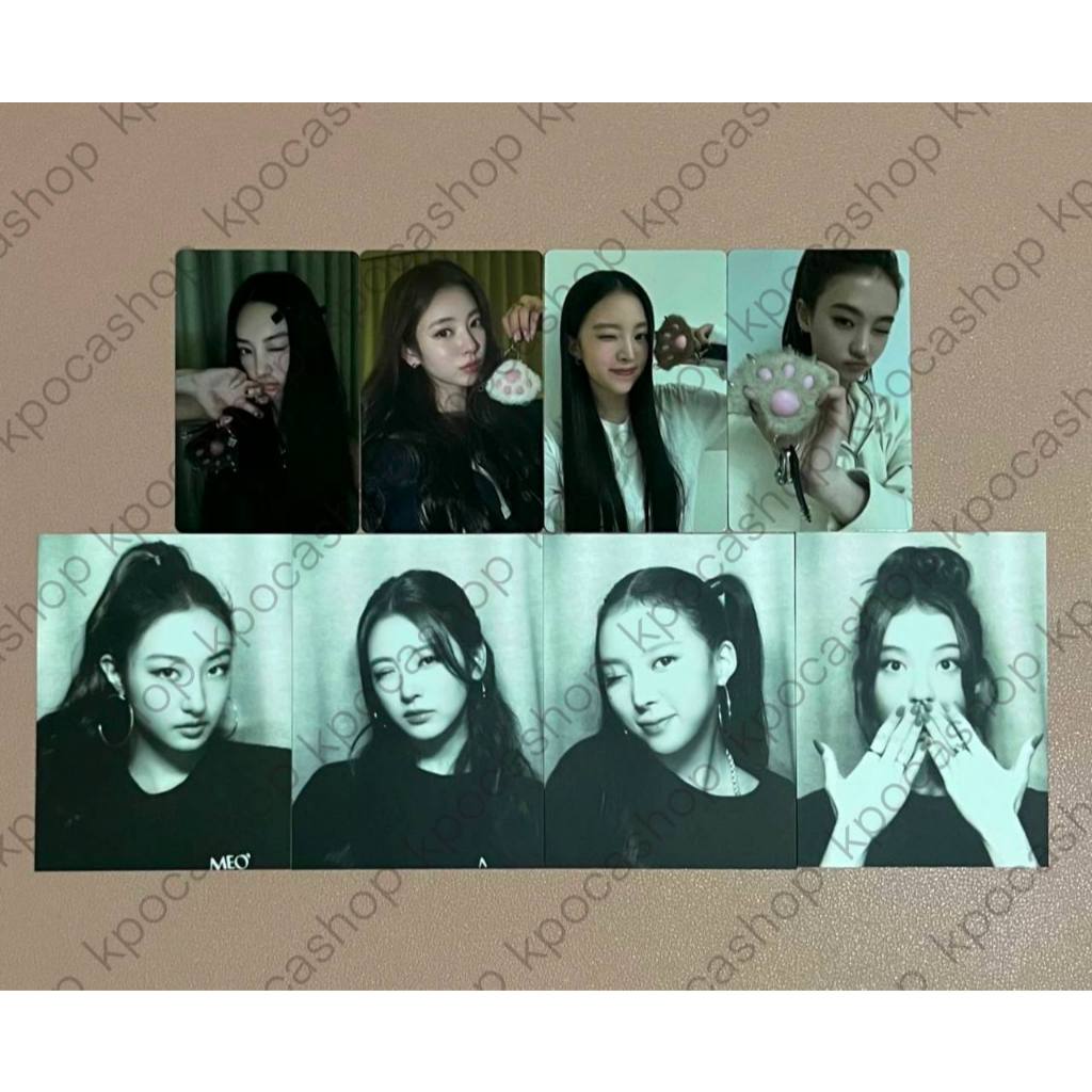 MEOV My Eyes Open Vvide Official Photocards Vintage Photo Gawon Anna Narin Ella