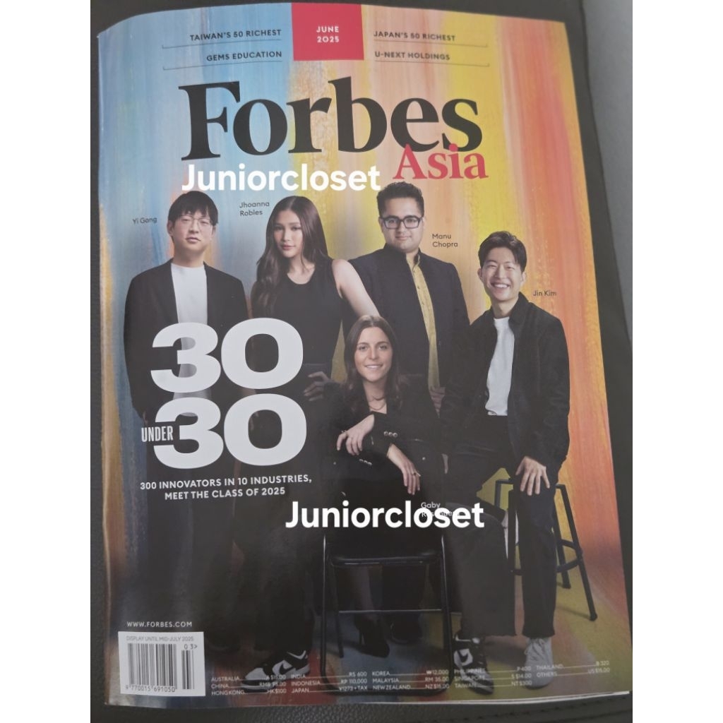 สภาพเยี่ยม Official Forbes Asia Jun 2025 ฉบับที่