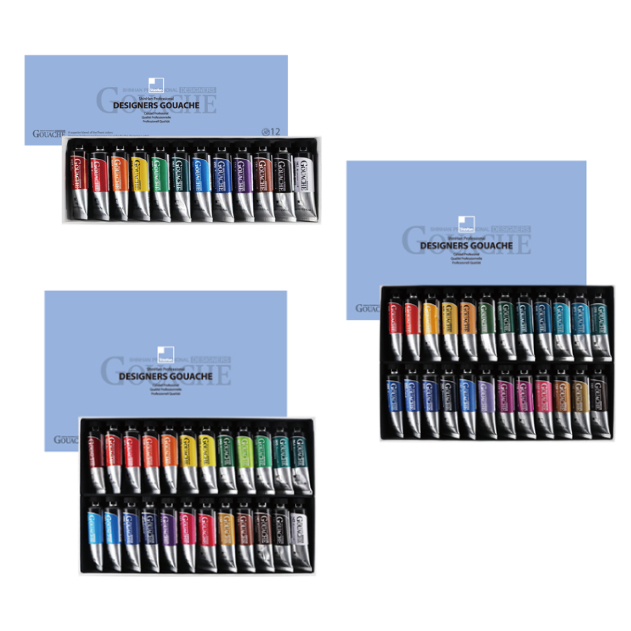 ShinHan Professional Designer Gouache Paint 15ml 12color 24color
