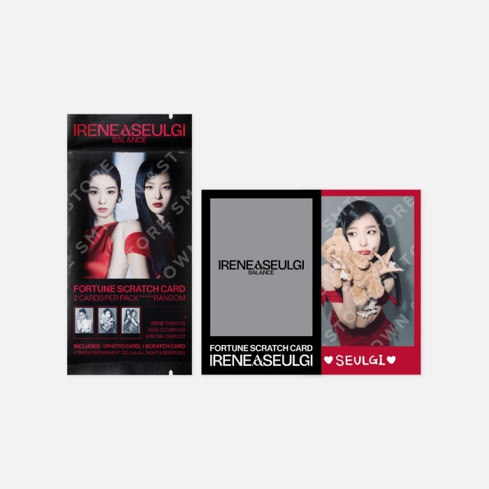 [PRE-ORDER] 2025 IRENE & SEULGI Concert Tour [BALANCE] FORTUNE SCRATCH CARD SET