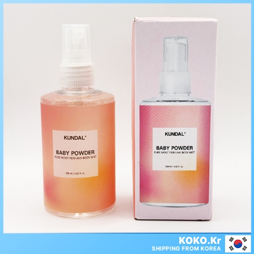 KUNDAL Body Mist Baby Powder 128ml BABY POWDER / WHITE MUSK / YLANG พร้อม FREEBIES