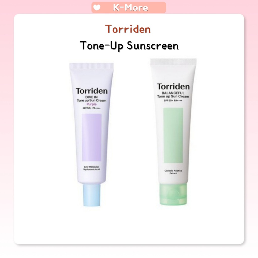 [OLIVE YOUNG] Torriden Tone-Up Sunscreen SPF50+ PA++++ – 60ml (Dive-In / Balanceful)