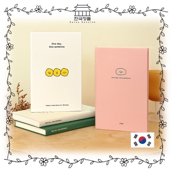 [Indigo] Q&A วันนี้ Mood One Senence Diary (6 เดือน Daily One Line Diary Note Diary) ไดอารี่เกาหลี