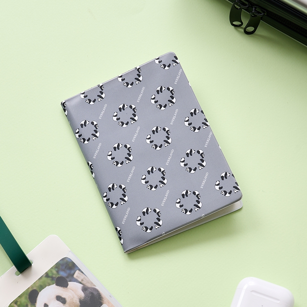 Everland FuBao Panda RFID Passport Case – กระเป๋าสตางค์เดินทางครอบครัว Bao น่ารัก