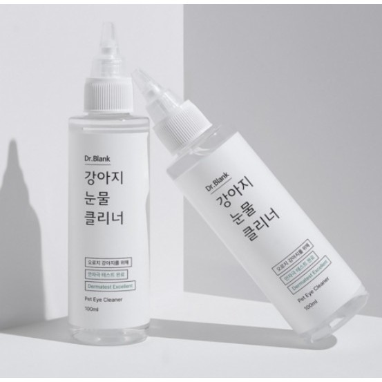 (1+1)Dr.Blank Gentle Tear Stain Remover สําหรับสุนัข 100ml / ดูแลคราบน้ําตาสําหรับผิวแพ้ง่าย / Safe Daily Cleanser สําหรับสัตว์เลี้ยง