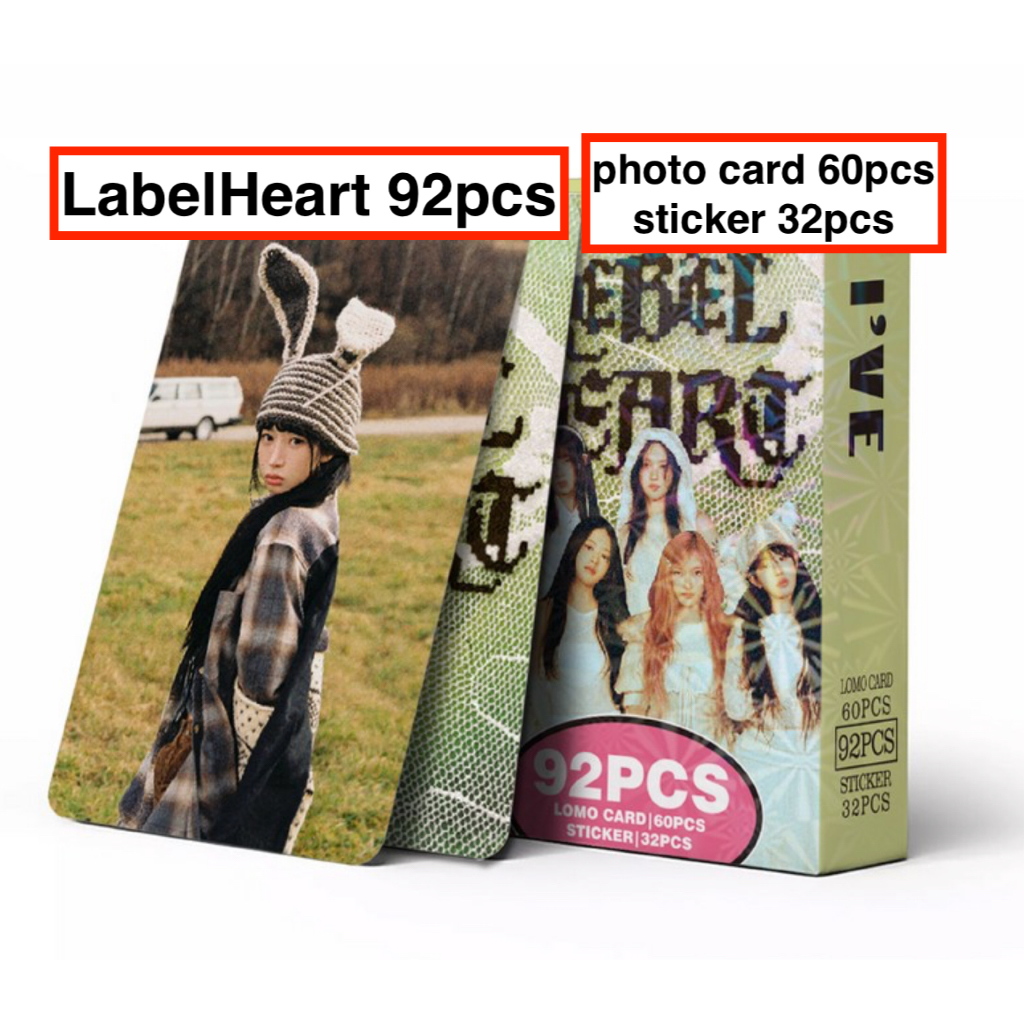[IVE] 2025 Photocard Collection – ชุดพัดลม K-Pop 92 ชิ้น