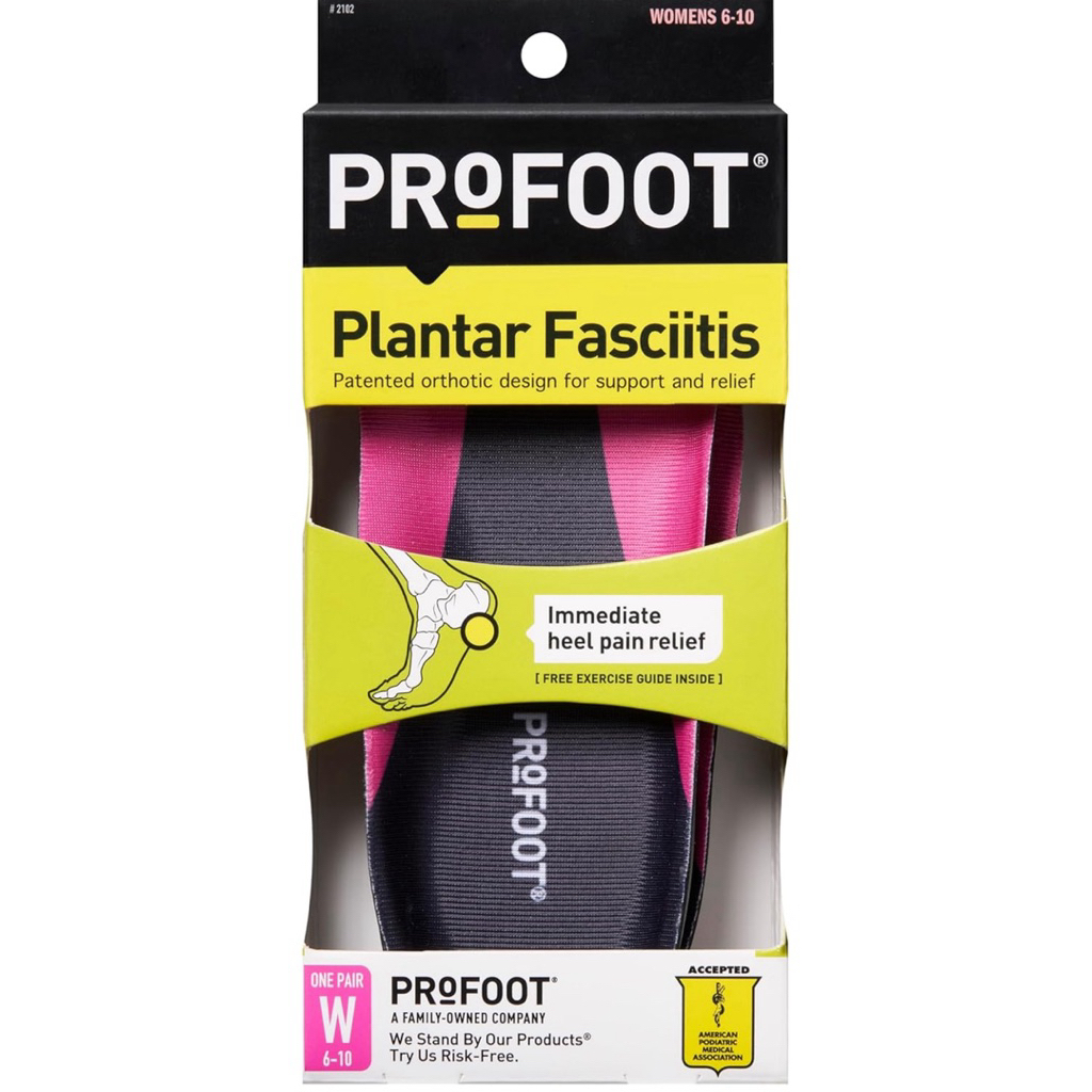 USA Profoot Plantar Fasciitis Heel Cup Insole Pain Relief Support Stability Arch