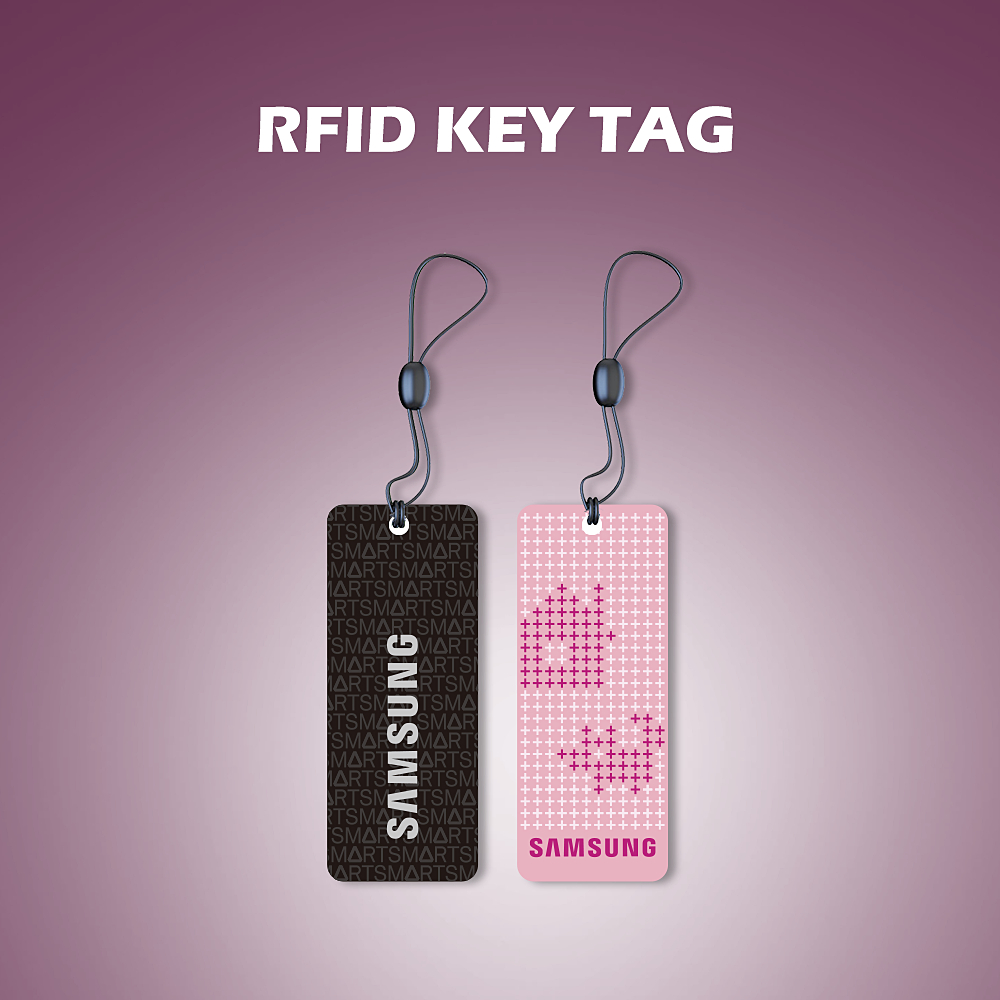 ล็อคประตูดิจิตอล การ์ดเข้าออก RFID / สติ๊กเกอร์ RFID / ป้ายกุญแจ RFID 13.56MHz สําหรับ Samsung / Yal