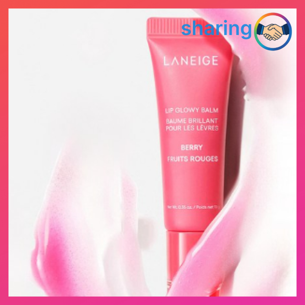 [LANEIGE | AMOREPACIFIC] Lip Glowy Balm Berry 10g – Hydrating & Glossy Tinted Lip Balm เพื่อริมฝีปาก