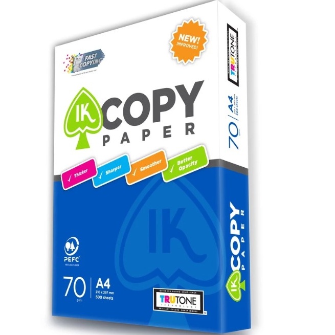 IK Copy Copier Paper A4 70gsm Copy Paper (1 Ream)
