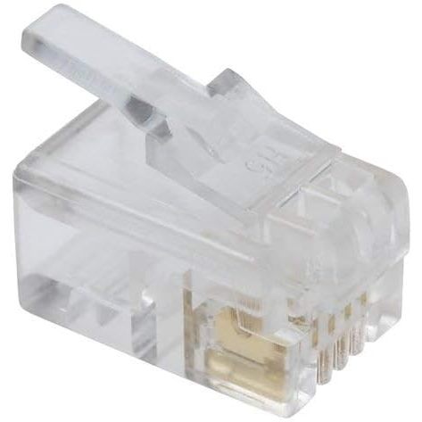 RJ9 4P4C Modular ชุดหูฟังโทรศัพท์ตัวเชื่อมต่อ RJ9/RJ10/RJ22 แจ็ค Crimp End Crimper สําหรับสายโทรศัพท