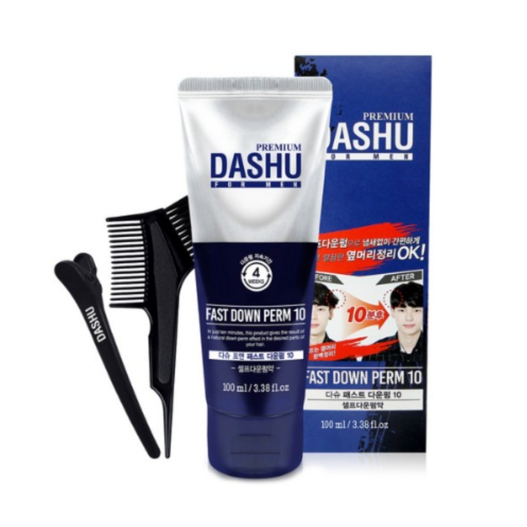 [DASHU] Fast Down Perm 10 100mlQuick Side Hair Control / Sleek Look in 10 นาที / Mens Self Down Perm