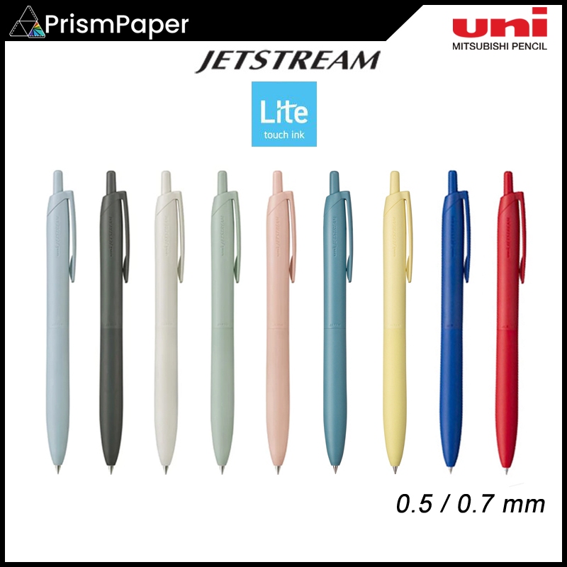 ปากกาหมึกสัมผัส Uni Jetstream Lite 0.5mm, 0.7mm [Made In Japan]